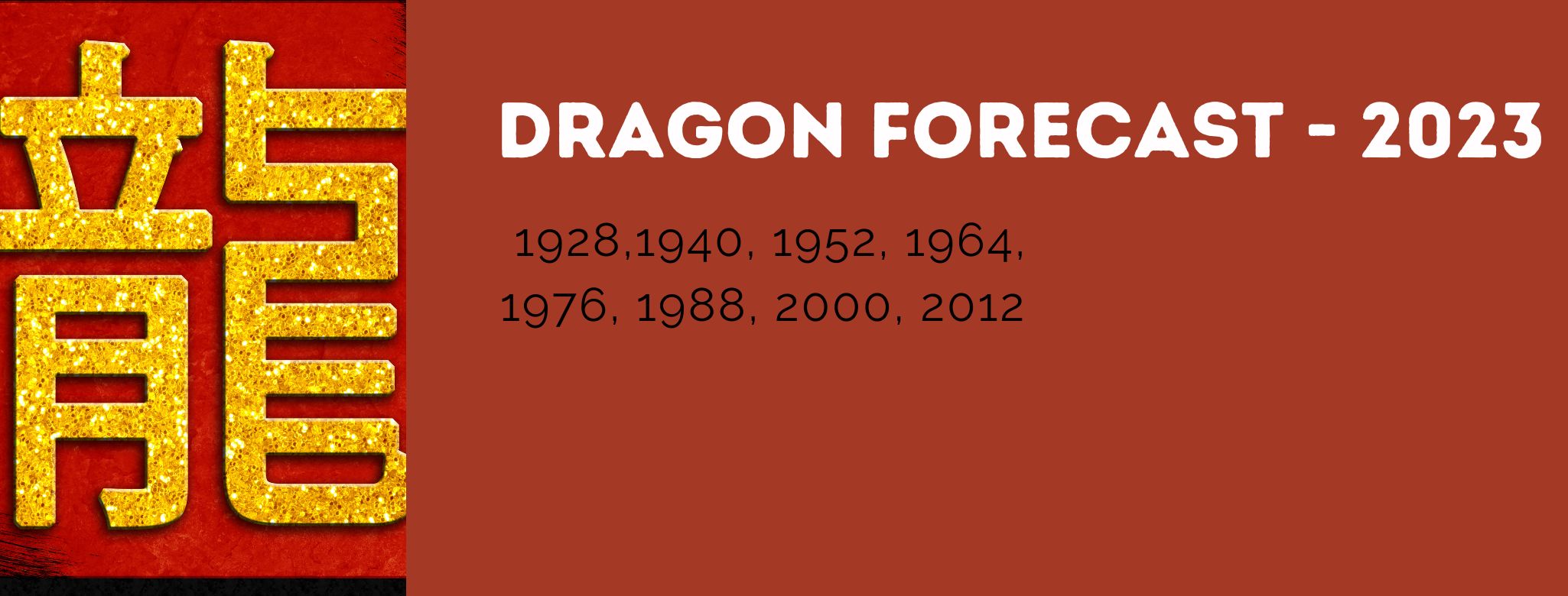 Dragon Chinese Zodiac Forecast - 2023