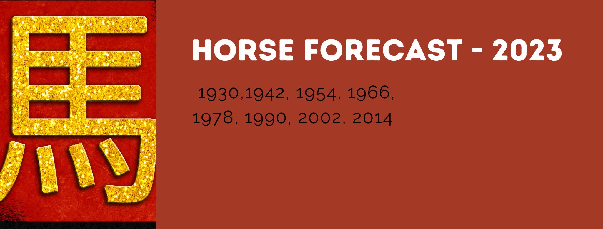 Horse Chinese Zodiac Forecast - 2023