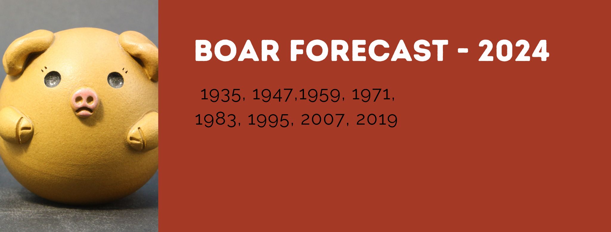 Boar Zodiac Forecast - 2024